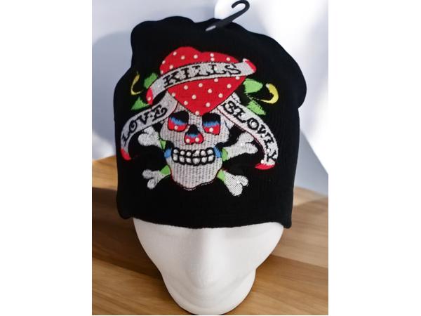 Skull muts love glitter one size 14 jaar - 99+ jaar.