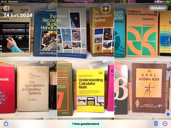 Boeken ,  Electronica en  Radio techniek.