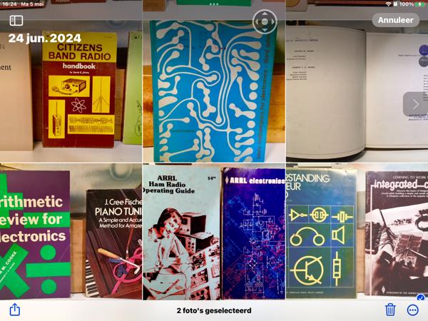 Boeken ,  Electronica en  Radio techniek.