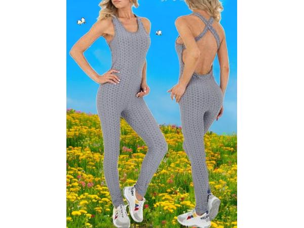 Holala sport jumpsuit grijs S/M