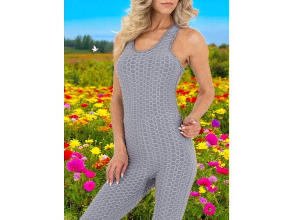 Holala sport jumpsuit grijs S/M