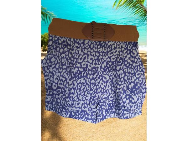 Korte broek blauw wit M/L
