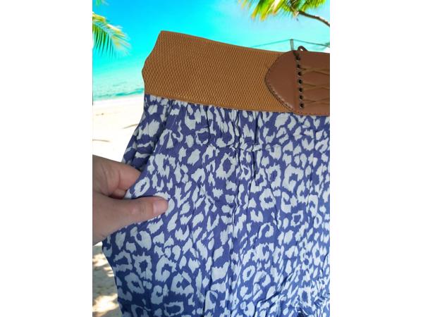 Korte broek blauw wit M/L