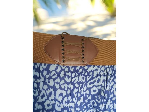 Korte broek blauw wit M/L