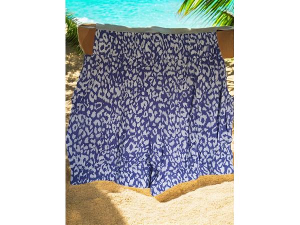 Korte broek blauw wit M/L