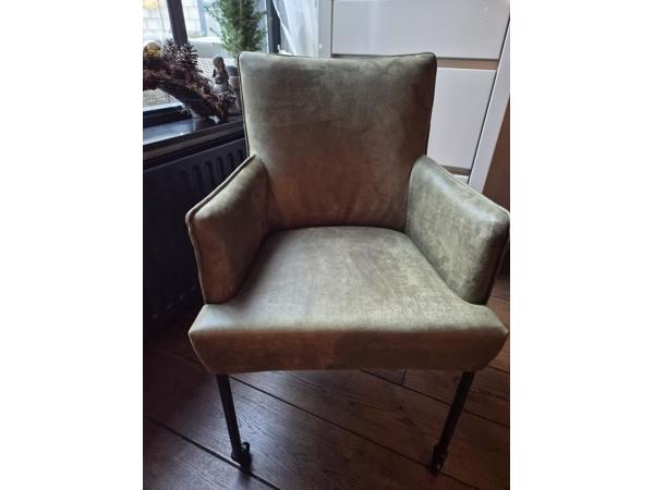 Stoelen 4 stuks (mosgroen)
