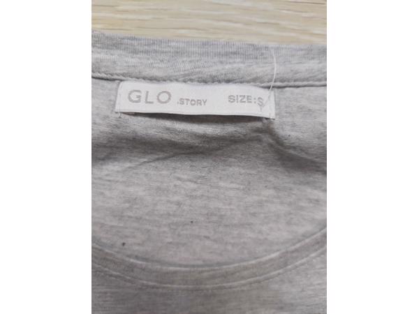 Glo-Story t-shirt fashion tas hakken grijs S