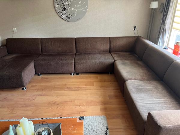 Hoekbank met loungedeel