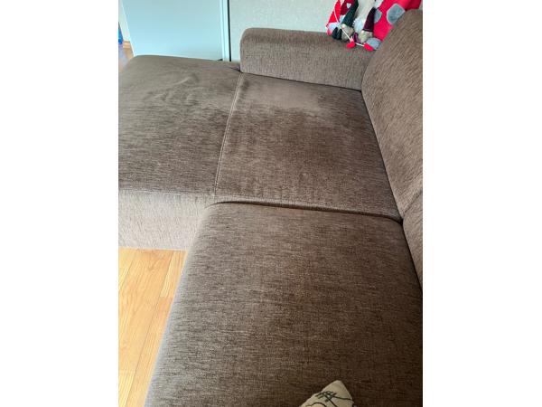 Hoekbank met loungedeel