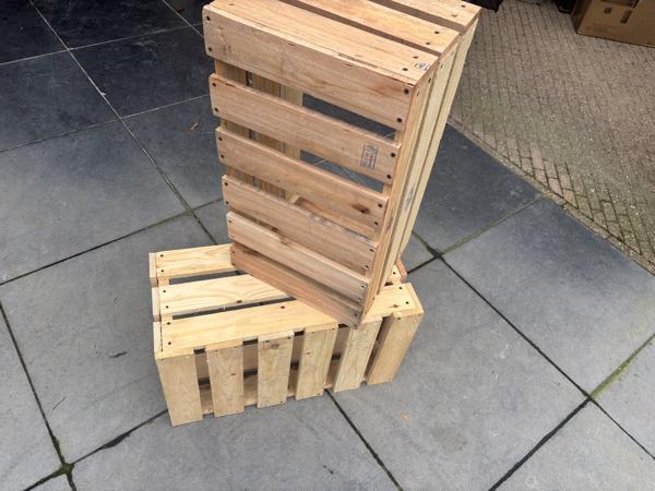Van reycle hout kei stevige kistjes voor vele doeleinden