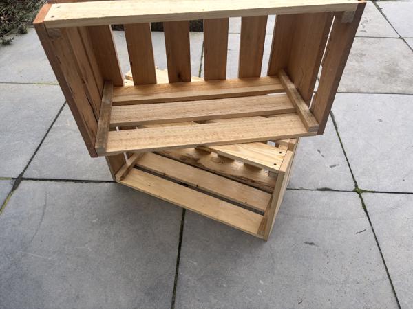 Van reycle hout kei stevige kistjes voor vele doeleinden