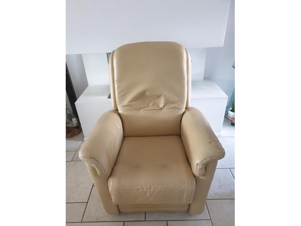 Lederen relaxfauteuil