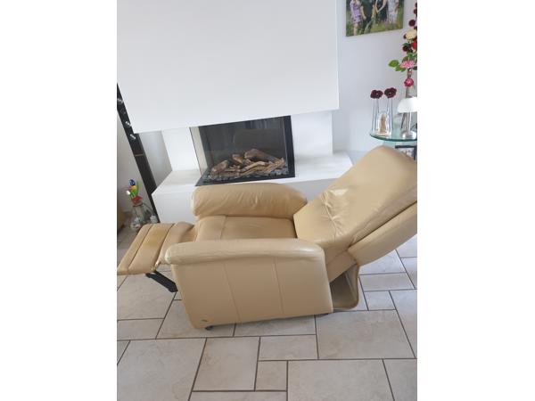 Lederen relaxfauteuil