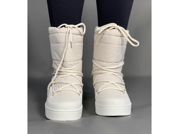 Snowboots beige dames