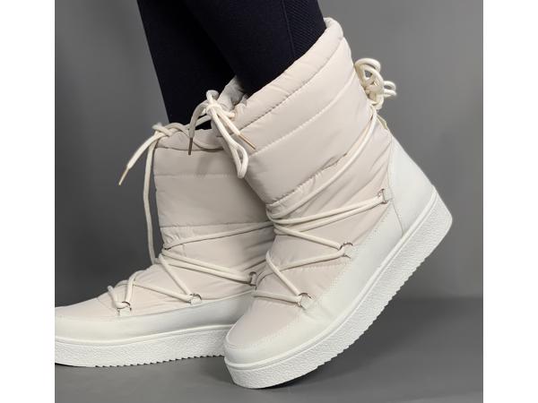 Snowboots beige dames