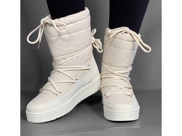 Snowboots beige dames