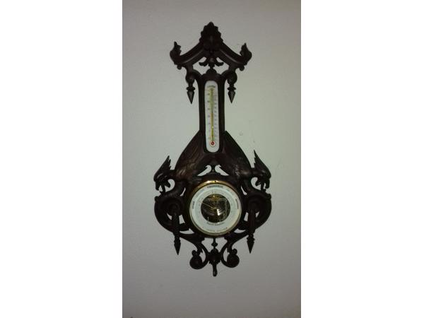Schitterende antieke barometer.