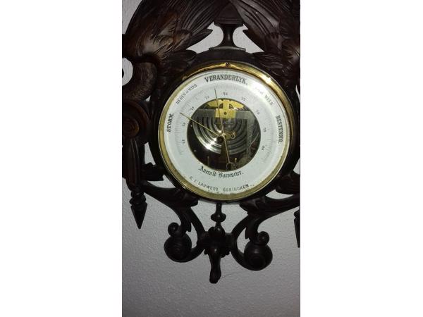 Schitterende antieke barometer.