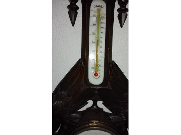 Schitterende antieke barometer.