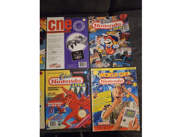 7 Nintendo diverse magazines lot in nette staat