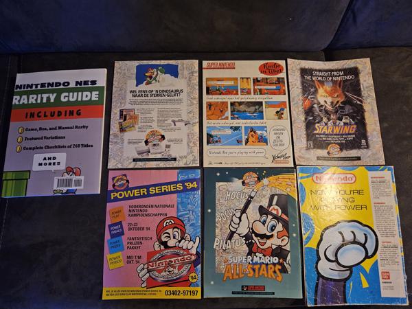 7 Nintendo diverse magazines lot in nette staat