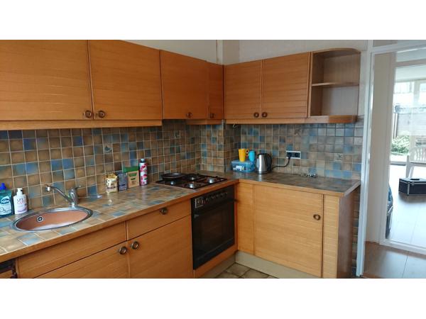 Originele gebruikte jaren 70 Bruynzeel keuken