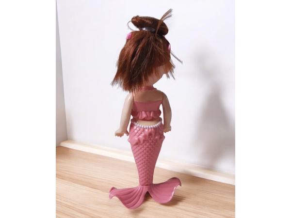 Mermaid zeemeermin pop roze 18cm