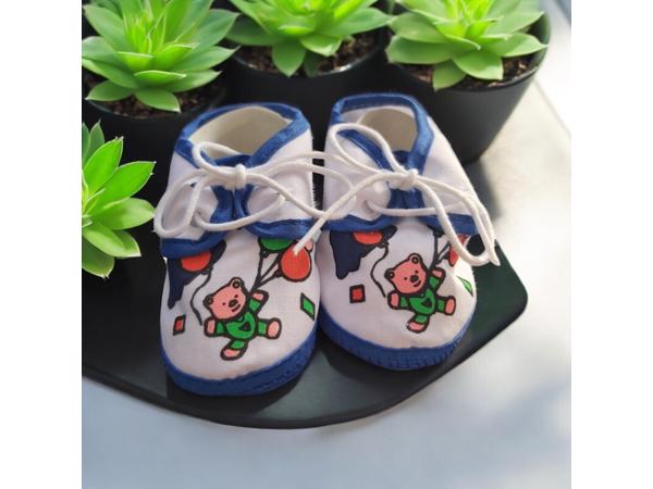 Junior Joy Babyschoenen donker blauw beertje