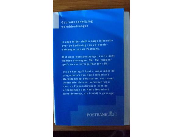 Postbank wereldontvanger