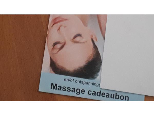 massage kadobon  gratis