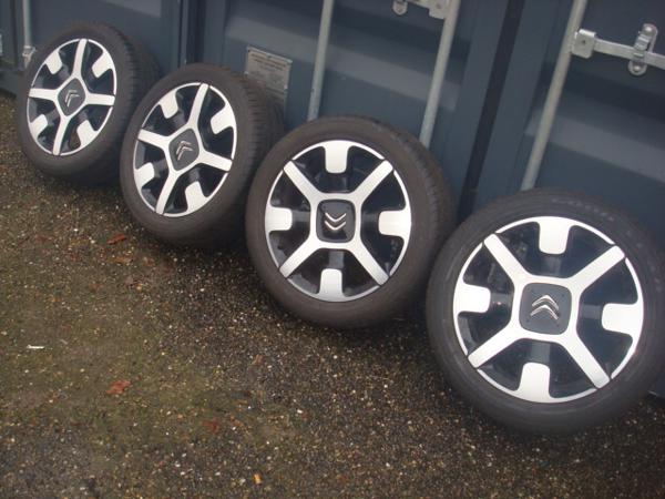 17 inch Originele Bicolor Citroën C3/C4 Cactus Velgen 4x108
