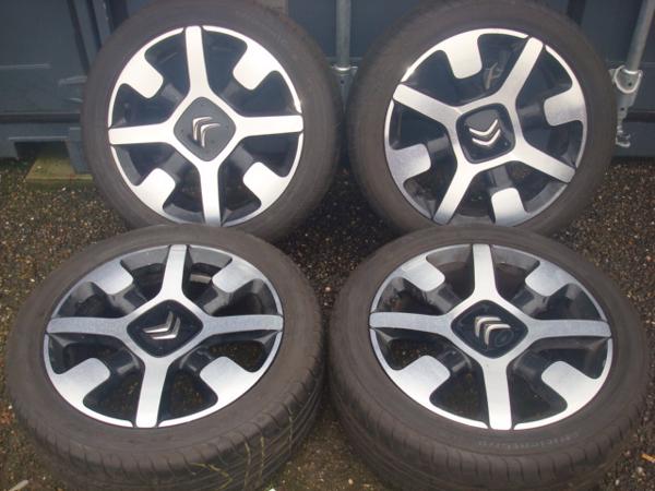 17 inch Originele Bicolor Citroën C3/C4 Cactus Velgen 4x108