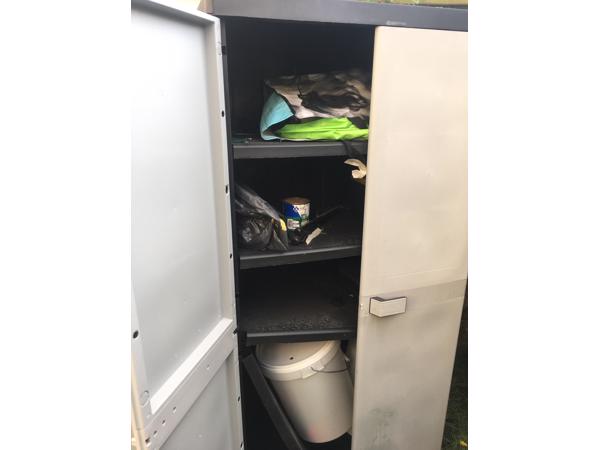 Plastic Cupboard with Shelves