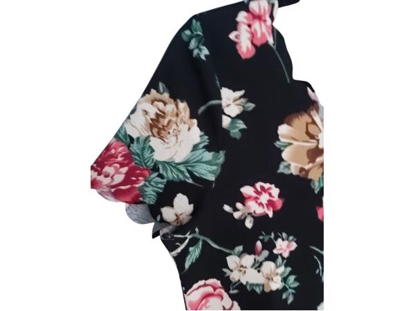 Stretchy shirt bloemenprint S