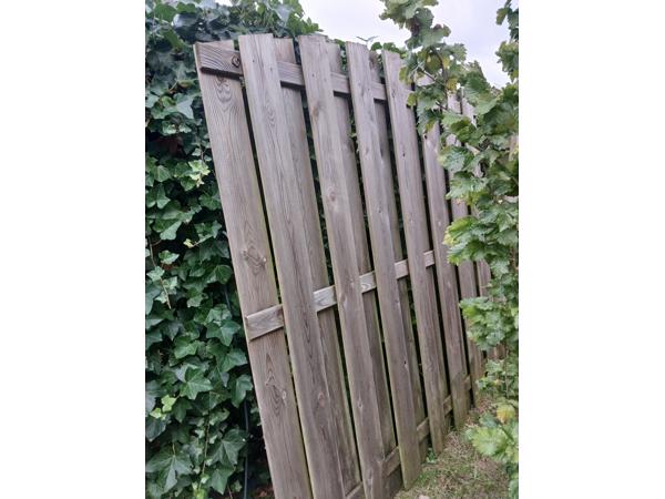 1 Houten Tuinscherm