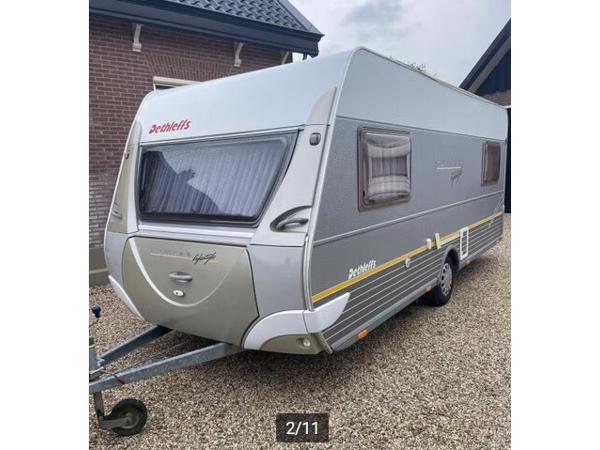 Dethleffs Camper Lifestyle 510 V 2006 enk bedden AIRCO MOVER