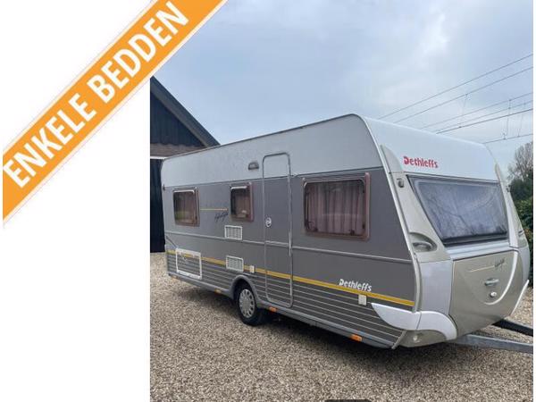 Dethleffs Camper Lifestyle 510 V 2006 enk bedden AIRCO MOVER