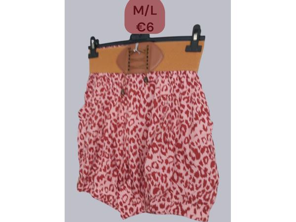 Metrofive korte broek roze M/L