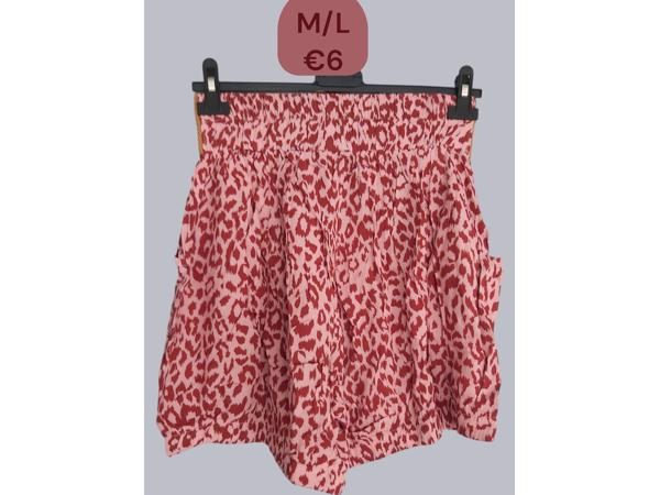 Metrofive korte broek roze M/L