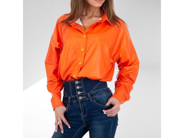 See See oversized blouse jasje knal oranje S/36