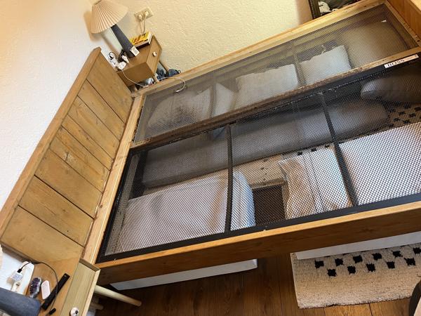 Steigerhout bed 160x210