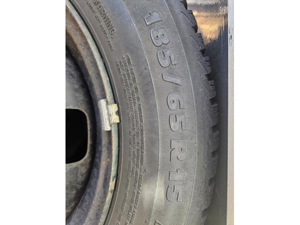 Winterbanden op stalen velg