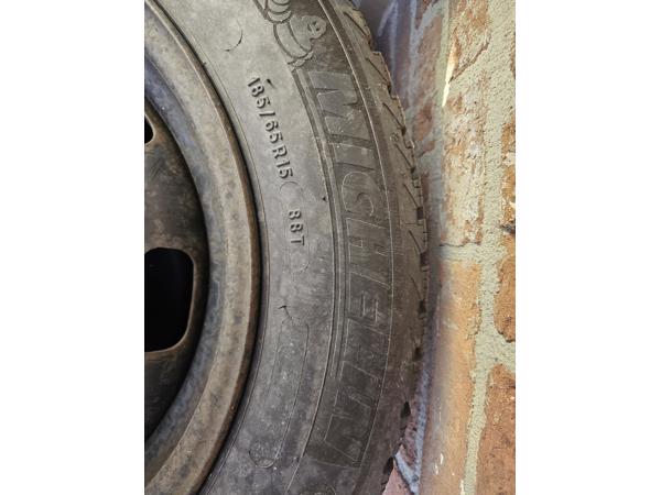 Winterbanden op stalen velg