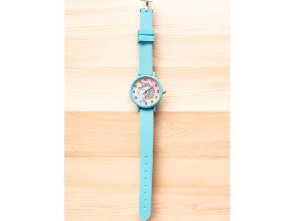 Horloge voor Kinderen - Regenboog - Kast 34 mm - Blauw