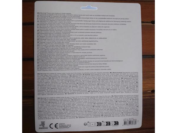 Magnetich teken bord roze geel klein formaat