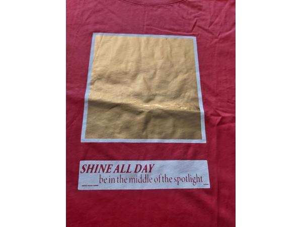 Glo-Story t-shirt Shine all day rood goud L/40