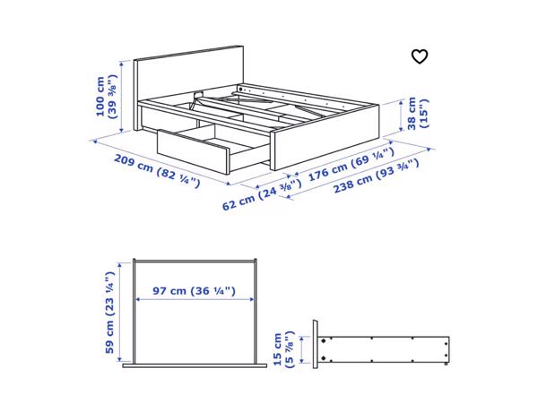 Bed IKEA Malm
