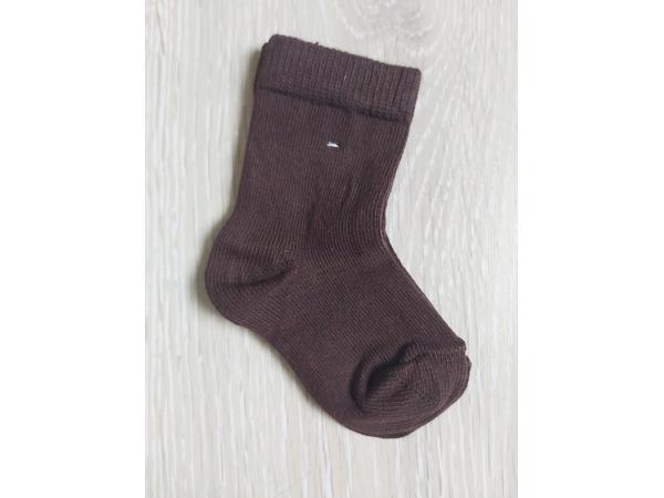 baby sokken donker bruin 3-6 mnd