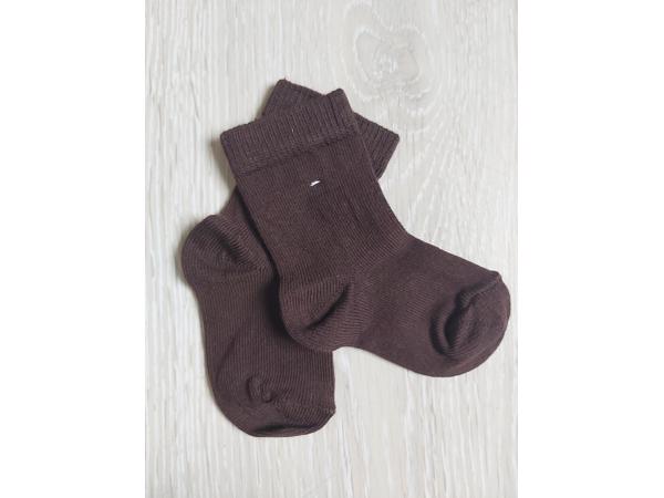 baby sokken donker bruin 3-6 mnd