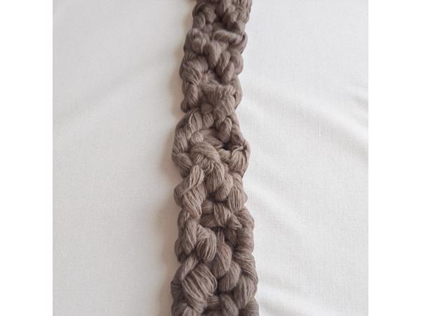 Speenkoord macrame beige bruin